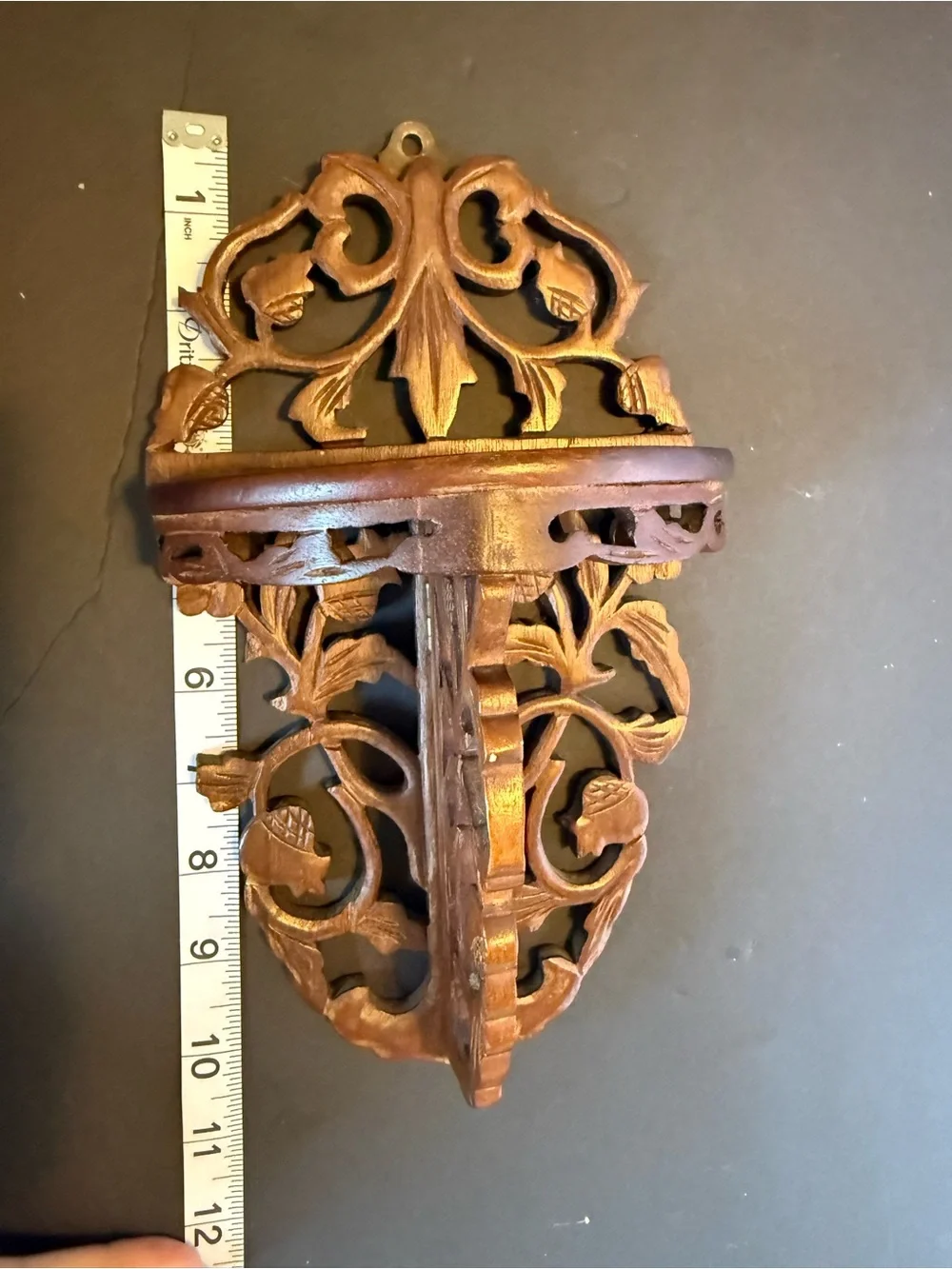 Cottagecore fold out trinket shelf